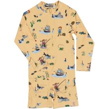 UV-puku Peppi Pitkätossu Keltainen