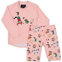 UV-setti Peppi Pitkätossu Vaaleanpunainen