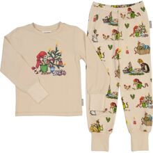 Pyjama Pettson & Findus Joulu Beige
