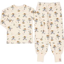 98-104 cl - Yöpuku Peppi Pitkätossu Beige