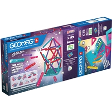 Geomag Glitter Kaksoispakkaus 22 + 60 Osaa