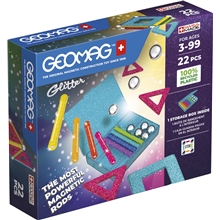 Geomag Glitter Panels Kierrätetty 22 osaa