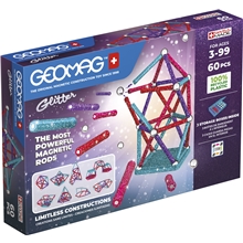 Geomag Glitter Kierrätetty 60 Osaa
