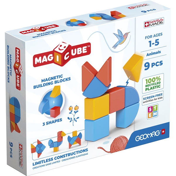 Geomag Magicube Eläimet 9 osaa (Kuva 1 tuotteesta 6)