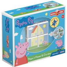 Geomag Magicube Pipsa Possu Talo ja puutarha