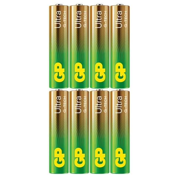GP Batteries Ultra AAA, 8-pack (Kuva 2 tuotteesta 2)