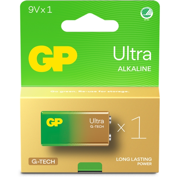 GP Batteries Ultra 9V-paristo (Kuva 1 tuotteesta 2)