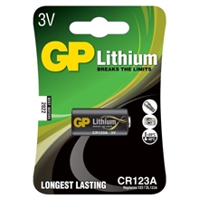 GP Paristot CR123A 3V, 1-pack