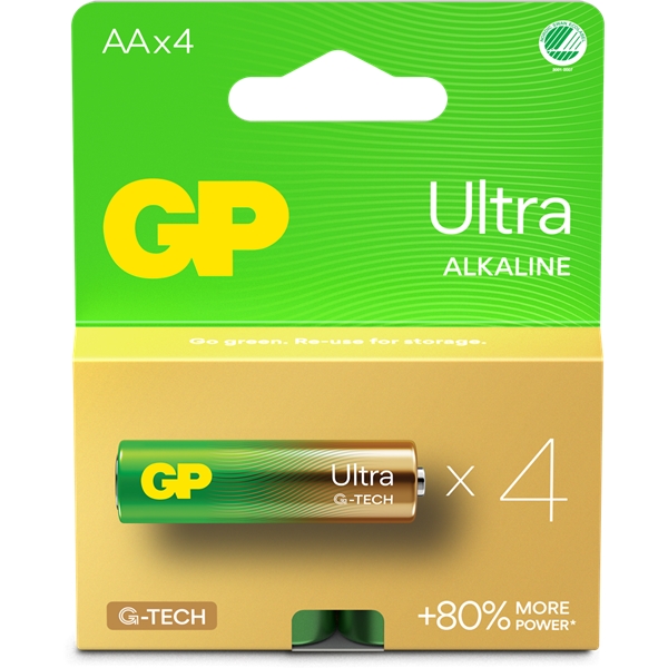 GP Batteries AA, 1.5V, 4-pack (Kuva 1 tuotteesta 2)