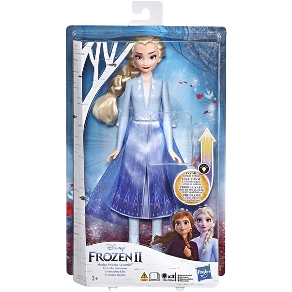 Disney Frozen 2 Light Up Fashion Doll Elsa (Kuva 1 tuotteesta 4)