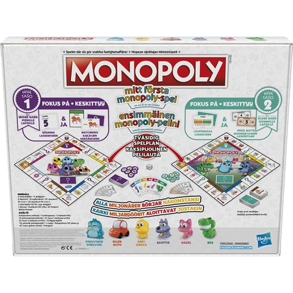 Monopoly My First Monopoly (SE/FI) (Kuva 4 tuotteesta 4)