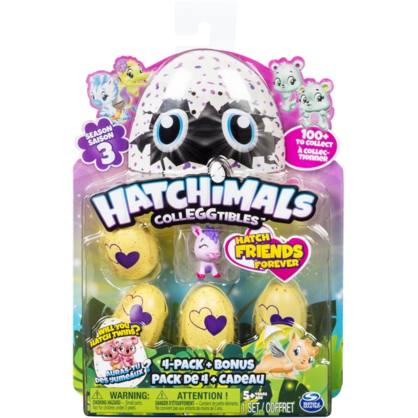Hatchimals Colleggtibles 4-pack Bonus S3