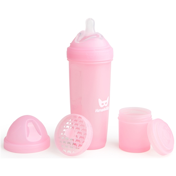 Herobility Baby Bottle 340 ml Pink
