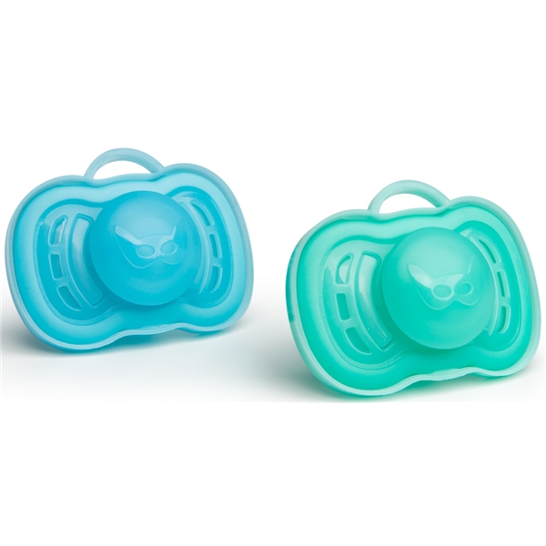 Herobility Pacifier Blue/Turquoise 2 kpl 0kk+