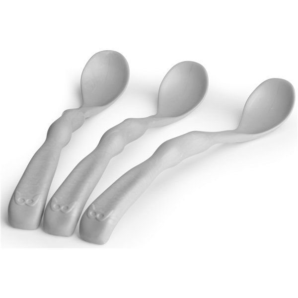 Herobility Eco Feeding Spoon 3 kpl Mist Grey