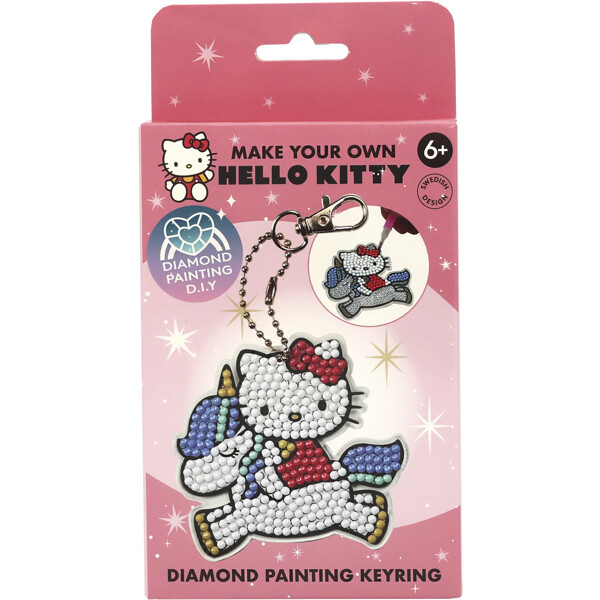 Hello Kitty timanttimaalaus avaimenperällä (Kuva 1 tuotteesta 3)