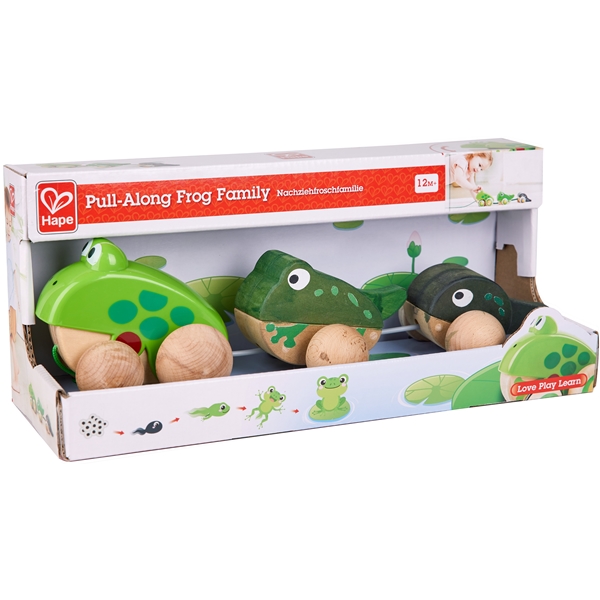 Hape Pull Along Frog Family (Kuva 6 tuotteesta 6)