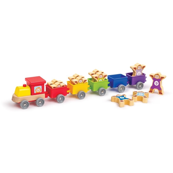 Hape Monkey Number Train (Kuva 1 tuotteesta 5)