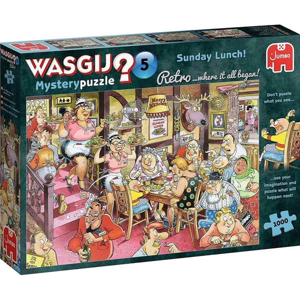 Wasgij Retro Mystery 5 Sunday Lunch! (Kuva 1 tuotteesta 2)