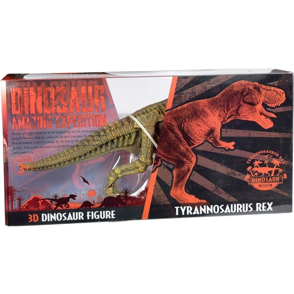 Dinosaur World Realistic 2-puoleinen T-Rex (Kuva 2 tuotteesta 4)