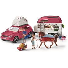 Schleich 42535 Horse Adventures Car & Trailer