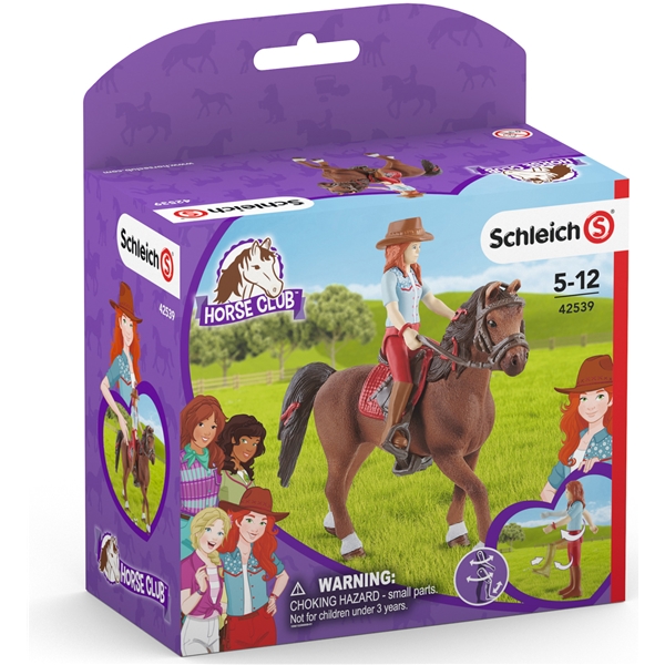 Schleich 42539 Horse Club Hannah & Cayenne (Kuva 4 tuotteesta 4)