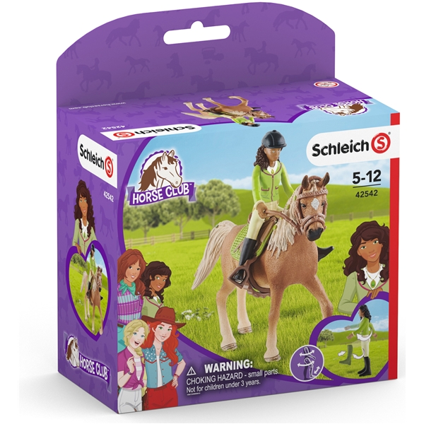 Schleich 42542 Horse Club Sarah & Mystery (Kuva 4 tuotteesta 4)