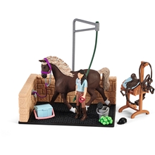 Schleich 42438 Washing area Emily & Luna