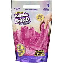 Kinetic Sand Glitter Hiekka Vaaleanpunainen