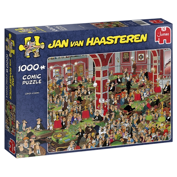 Palapeli 1000 Palaa Crazy Casino Jan Van Haasteren