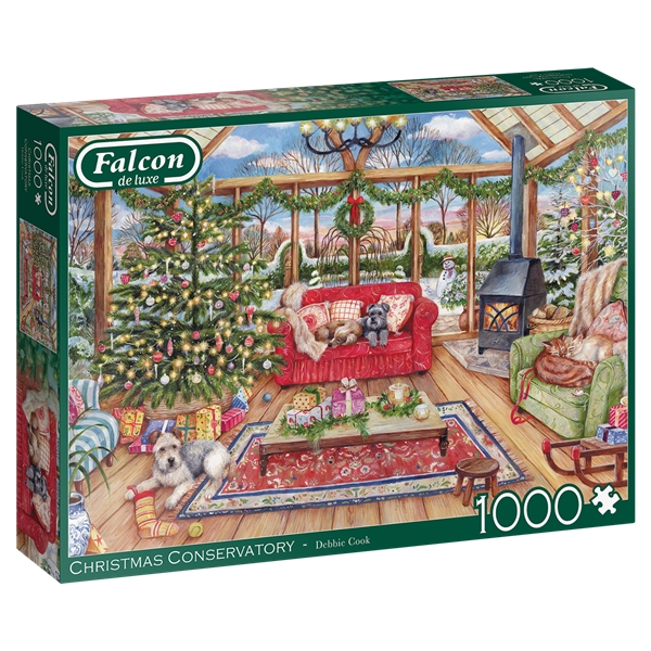 Palapeli 1000 Palaa Christmas Conservatory