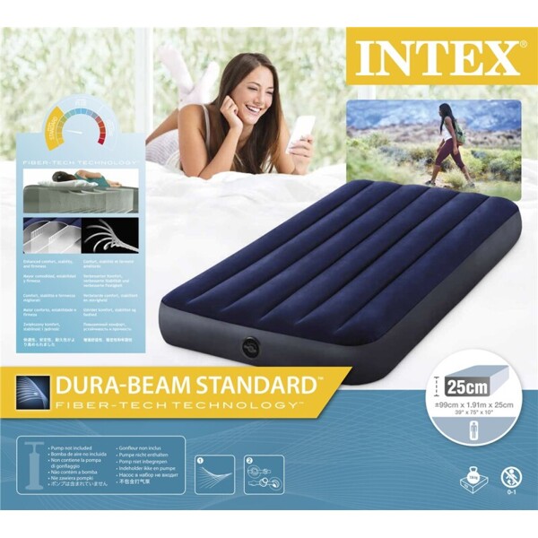 Intex Klassinen Downy Ilmapatja 99x191x25 cm (Kuva 4 tuotteesta 4)