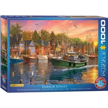 Palapeli 1000 Palaa Harbor Sunset