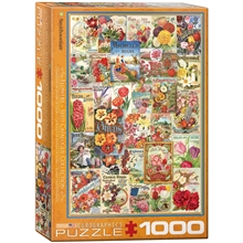 Palapeli 1000 Palaa Flower Seed Catalog Covers