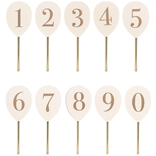 Jabadabado Numeropallot 0-9 Kynttilänjalkaan