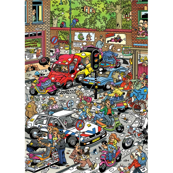 Palapeli 500 palaa JvH Scooter Scramble (Kuva 2 tuotteesta 2)