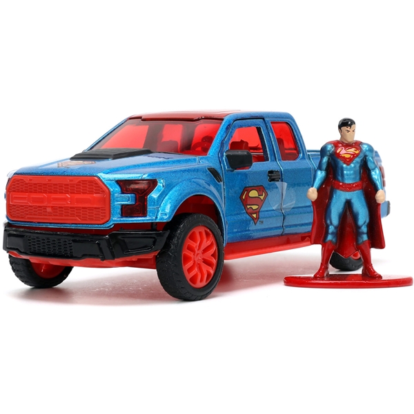 DC Comics Superman ja 2018 Ford F 150 Raptor 1:32 (Kuva 1 tuotteesta 4)