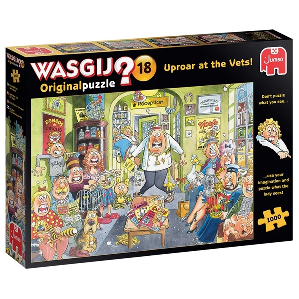 Wasgij Original 18 Hälinää eläinlääkärillä! (Kuva 1 tuotteesta 2)
