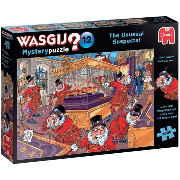 Wasgij Mystery 12 Epäilyttävät epäillyt! (Kuva 1 tuotteesta 2)