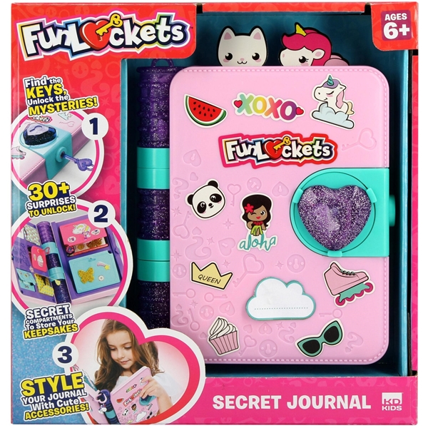 Funlockets Secret Journal (Kuva 1 tuotteesta 4)