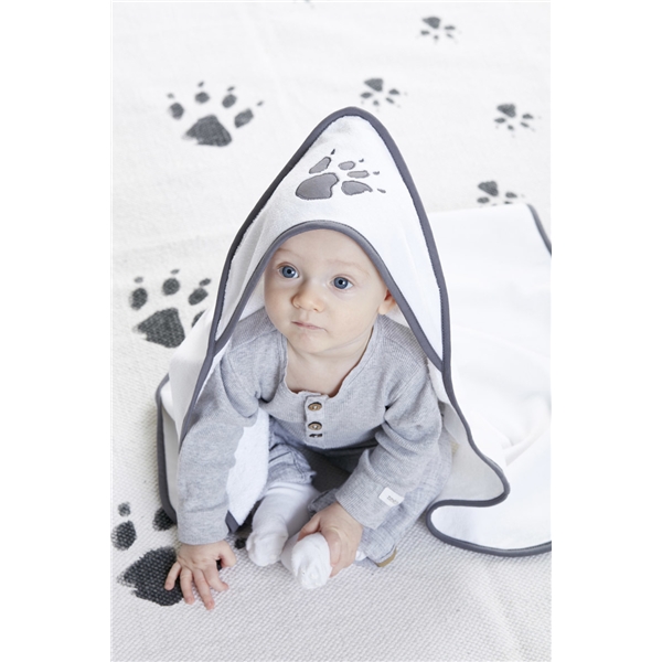 Kids Concept Babycape Neo Musta/Valkoinen (Kuva 2 tuotteesta 2)