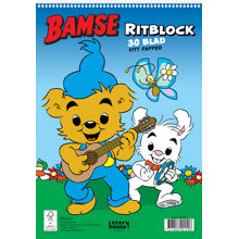 Piirustuslehtiö Bamse 30 arkkia
