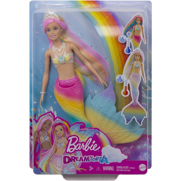 Barbie Dreamtopia Rainbow Magic Mermaid (Kuva 2 tuotteesta 5)
