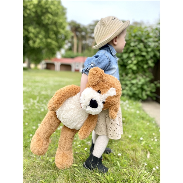 Teddykompaniet Koira, Ruskea 60 cm (Kuva 2 tuotteesta 3)