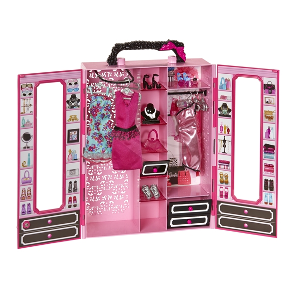 Barbie – Vaatekaappi- ja vaatepakkaus (Kuva 2 tuotteesta 3)
