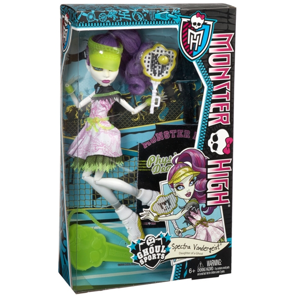 Monster High Ghoul Sports - Spectra Vondergeist (Kuva 4 tuotteesta 4)