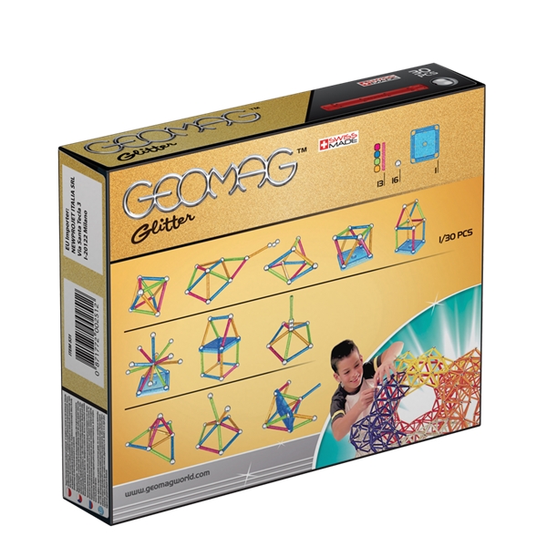 Geomag Color Glitter 30 osaa (Kuva 2 tuotteesta 4)