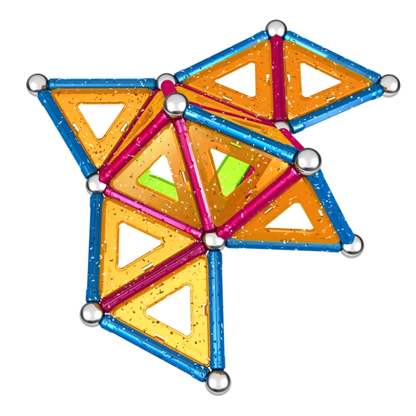 Geomag Panels Glitter 68 osaa (Kuva 6 tuotteesta 6)