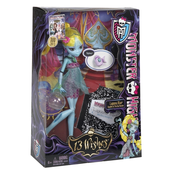 Monster High 13 Wishes Lagoona Blue Doll (Kuva 2 tuotteesta 2)