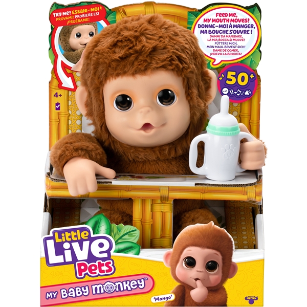 Little Live Pets My Baby Monkey (Kuva 1 tuotteesta 8)